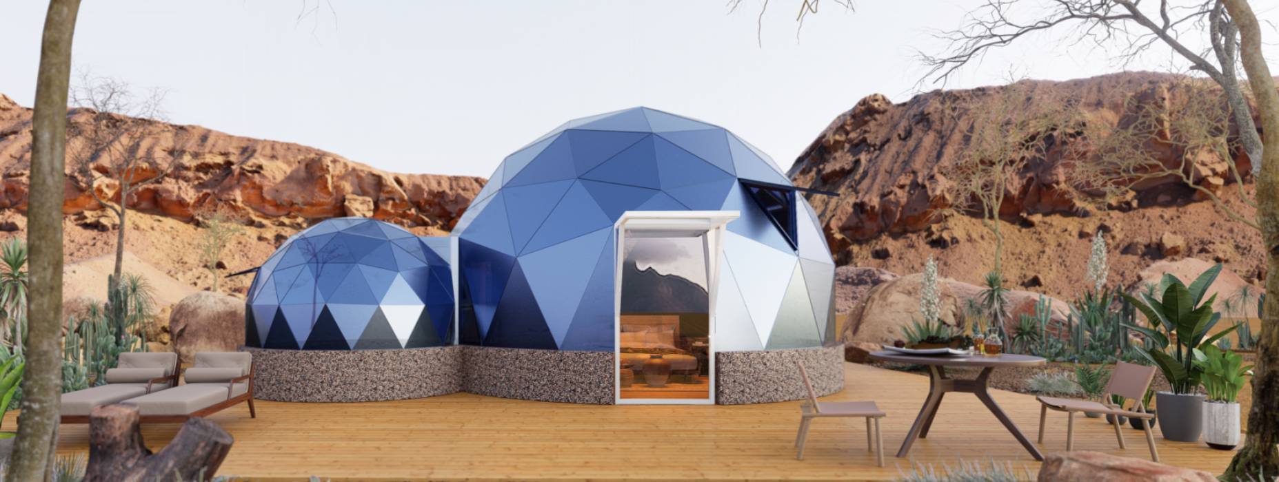 内江球形智能光伏玻璃星空房